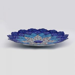 صنایع دستی -بشقاب مینا کاری
