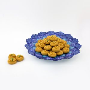 صنایع دستی -بشقاب مینا کاری
