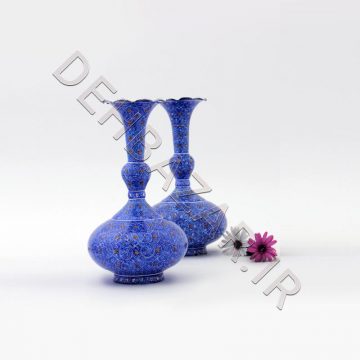 گلدان کرواتی میناکاری 22سانتی