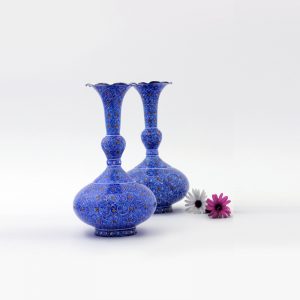 صنایع دستی - گلدان کرواتی مینا کاری
