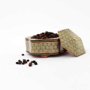 صنایع دستی - شکلات خوری خاتم کاری تخمه دارمعمولی