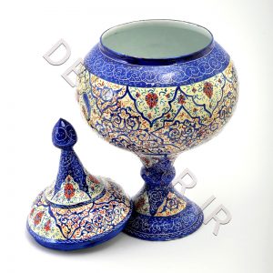 صنایع دستی - شکلات خوری مینا کاری
