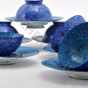 صنایع دستی - کاسه و بشقاب میناکاری
