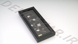 تابلو گل نقره 5برگ