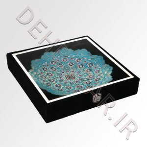 طبق الفیروزتصمیم سماء Dish Turquoise Fly Design