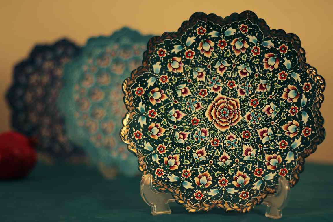 بشقاب میناکاری