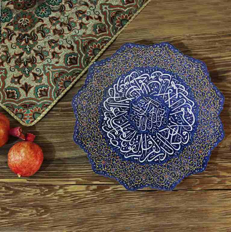 بشقاب میناکاری بشقاب میناکاری