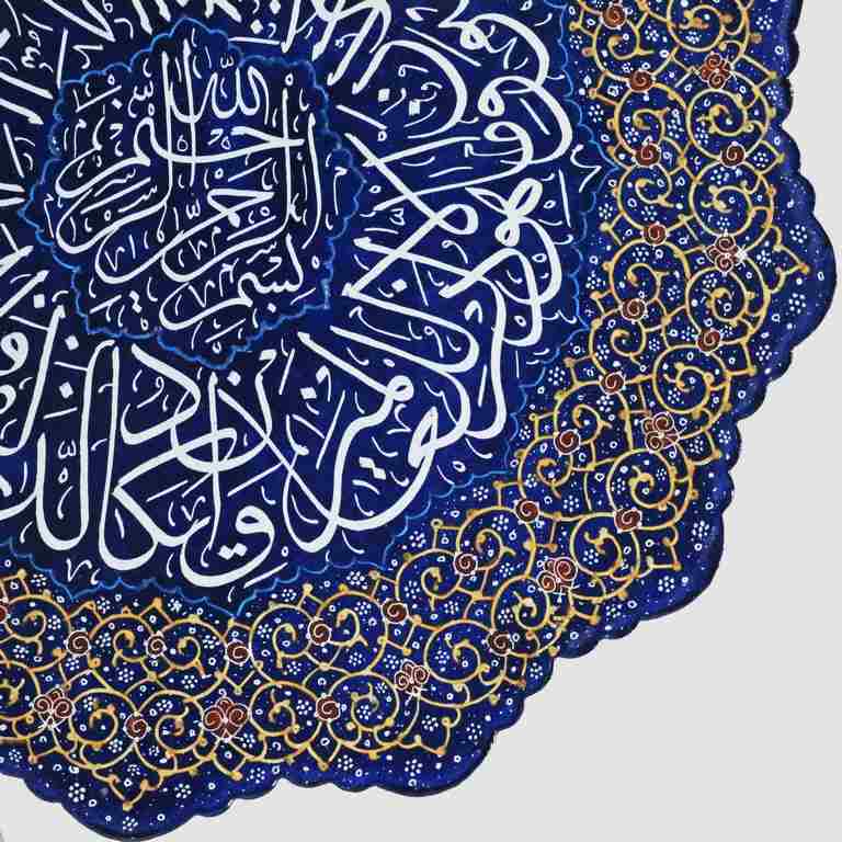 بشقاب میناکاری بشقاب میناکاری