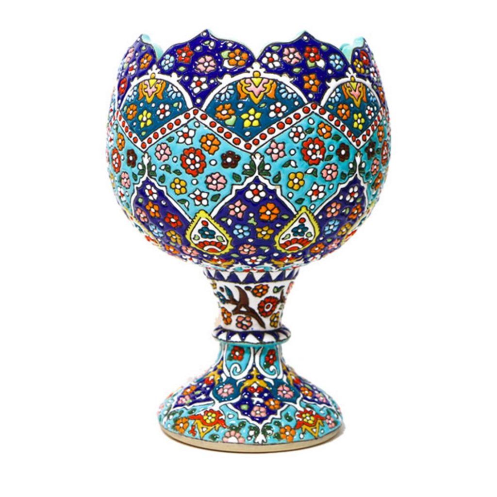 میناکاری روی سفال