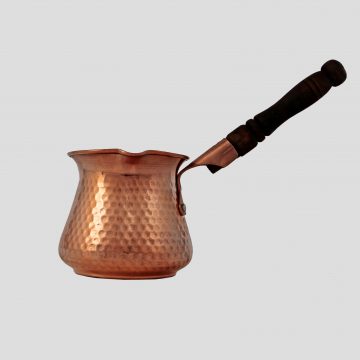 قهوه جوش مسی دسته چوبی