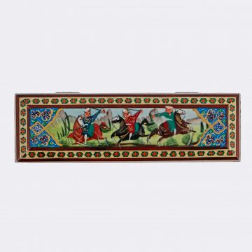جاکارد و چنگال خاتم طرح شکار