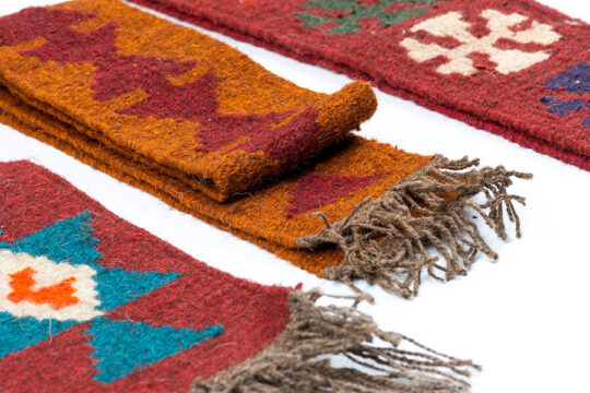نوار بالا پرده گلیمی
